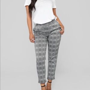 Plaid comfy pants